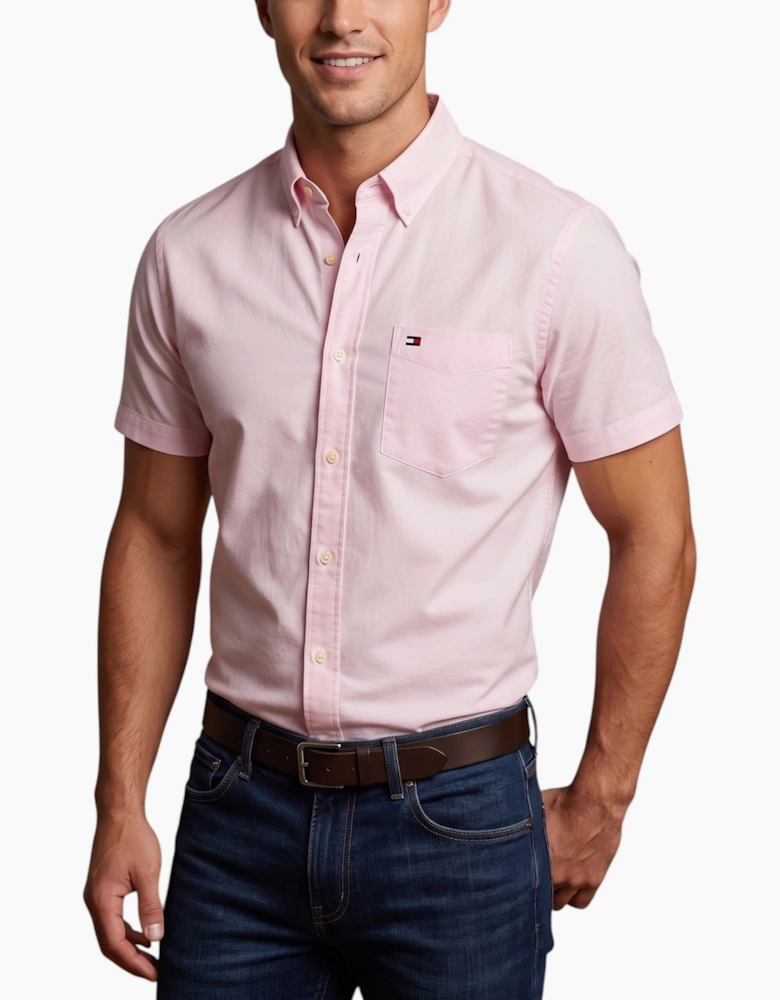 TOMMY HILFIGER Mens Shirt Oxford Lightweight Summer Top
