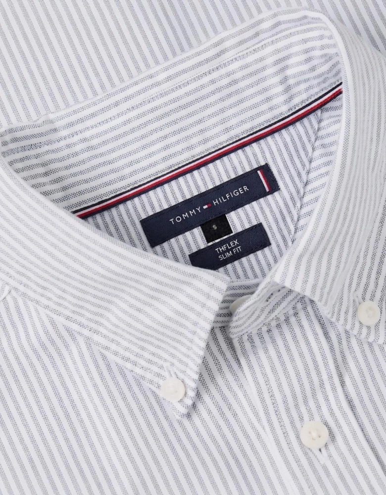Tommy Hilfiger Mens Oxford Shirts TH Flex Slim Fit Top