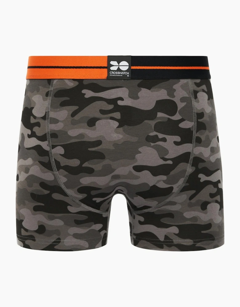Crosshatch Mens Endocamo Regular Boxer Shorts (Pack of 5)