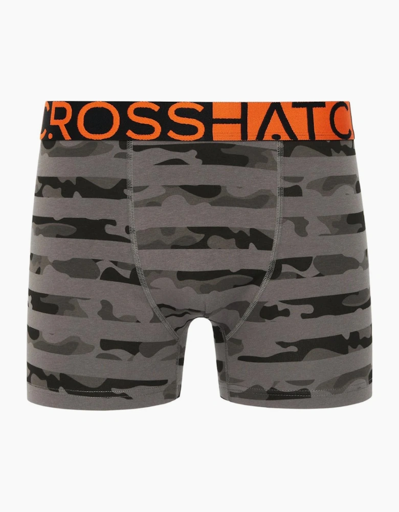 Crosshatch Mens Endocamo Regular Boxer Shorts (Pack of 5)