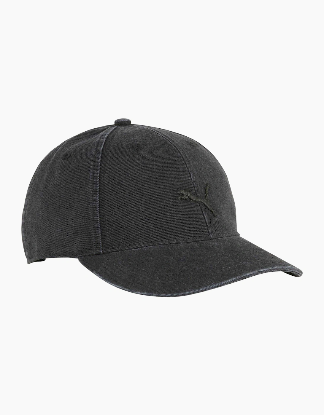 Puma Women's White Unisex Premium Essential Classic Logo Baseball Cap - Size: One Size