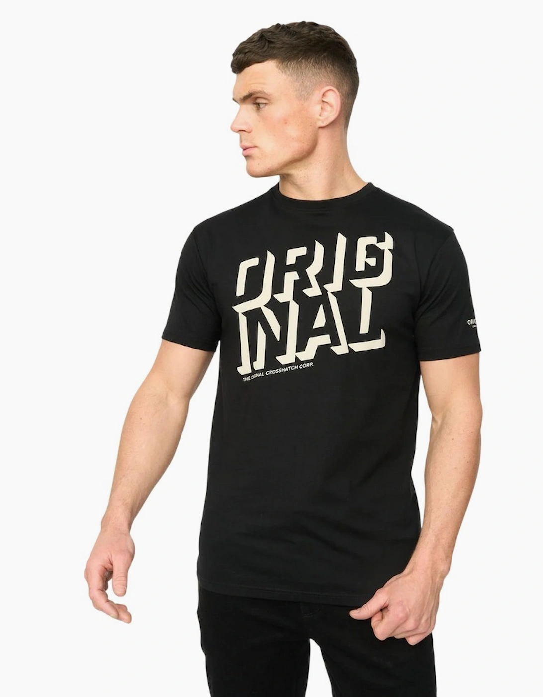Crosshatch Mens Protrax Cotton T-Shirt, 5 of 4