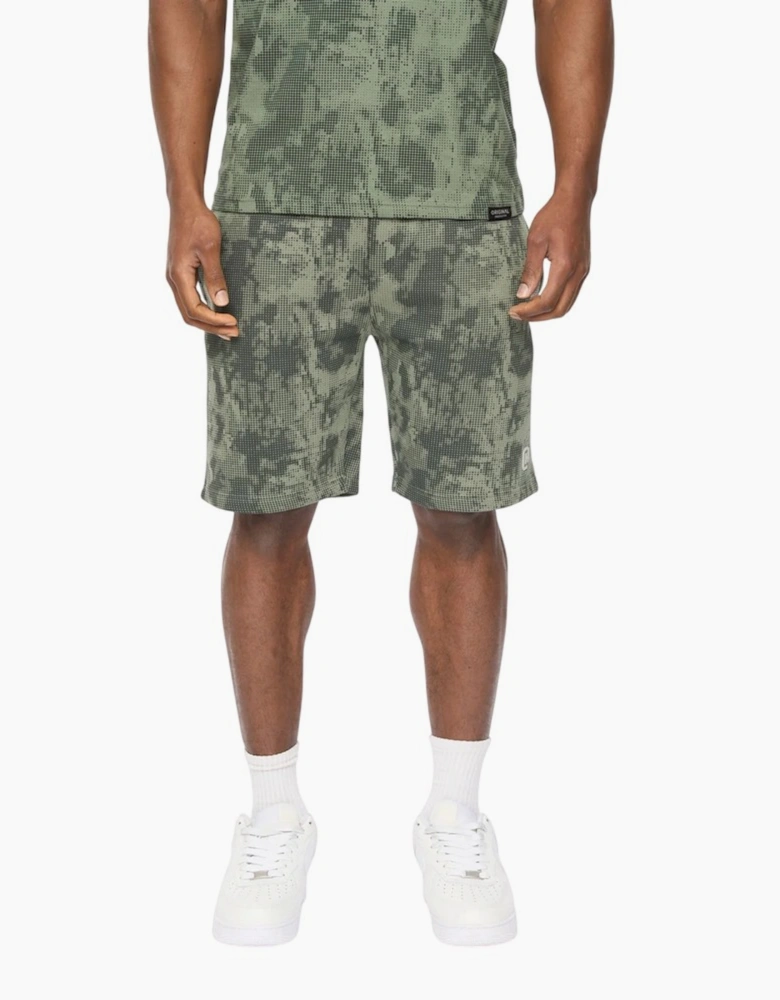 Crosshatch Mens Bardon Camo Sweat Shorts
