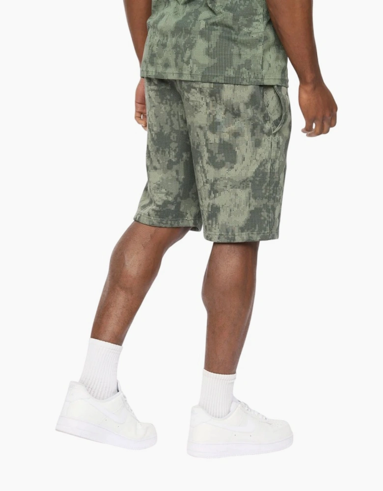 Crosshatch Mens Bardon Camo Sweat Shorts