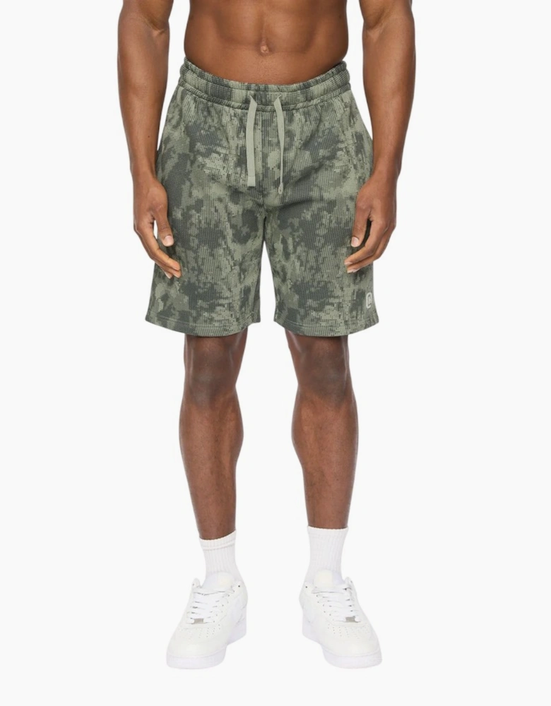 Crosshatch Mens Bardon Camo Sweat Shorts