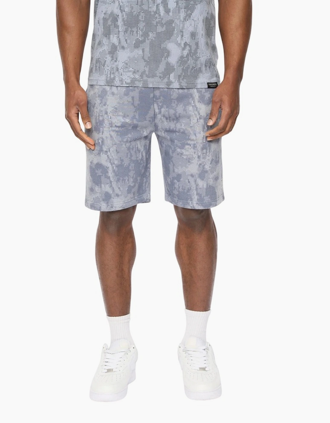 Crosshatch Mens Bardon Camo Sweat Shorts, 5 of 4