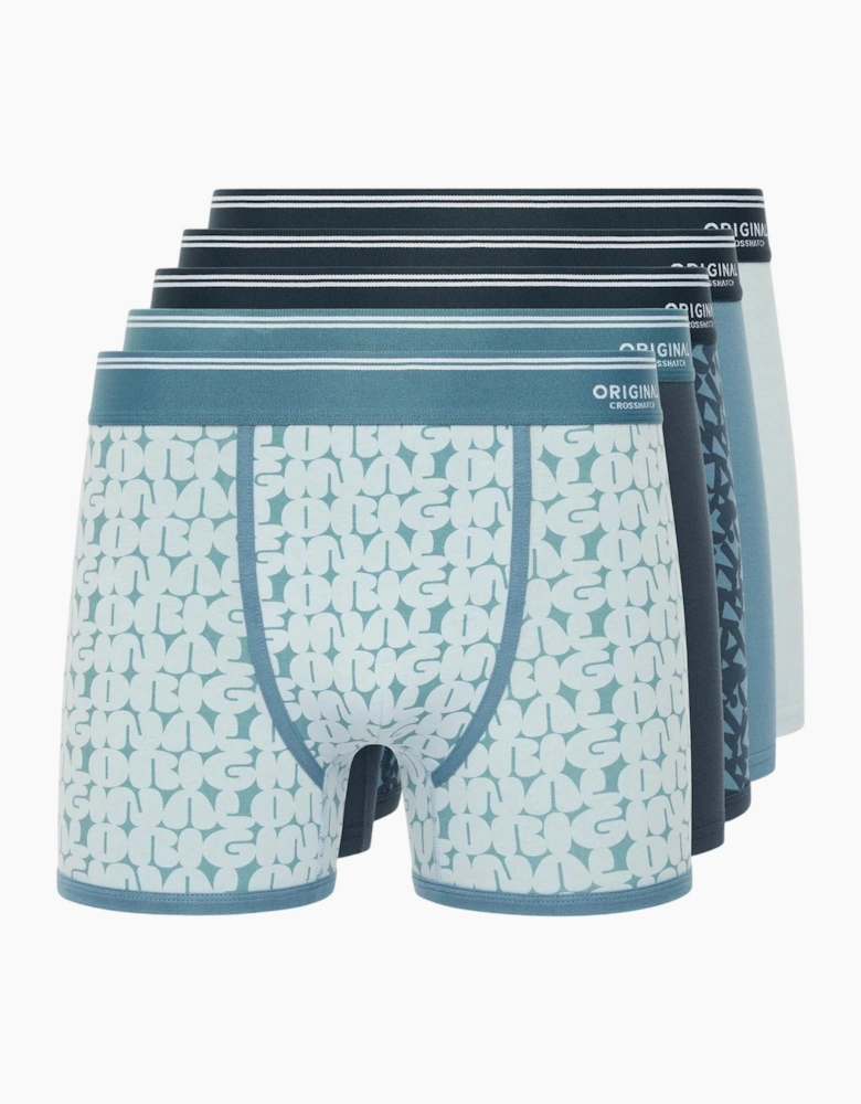 Crosshatch Mens Dringal Boxer Shorts (Pack of 5)