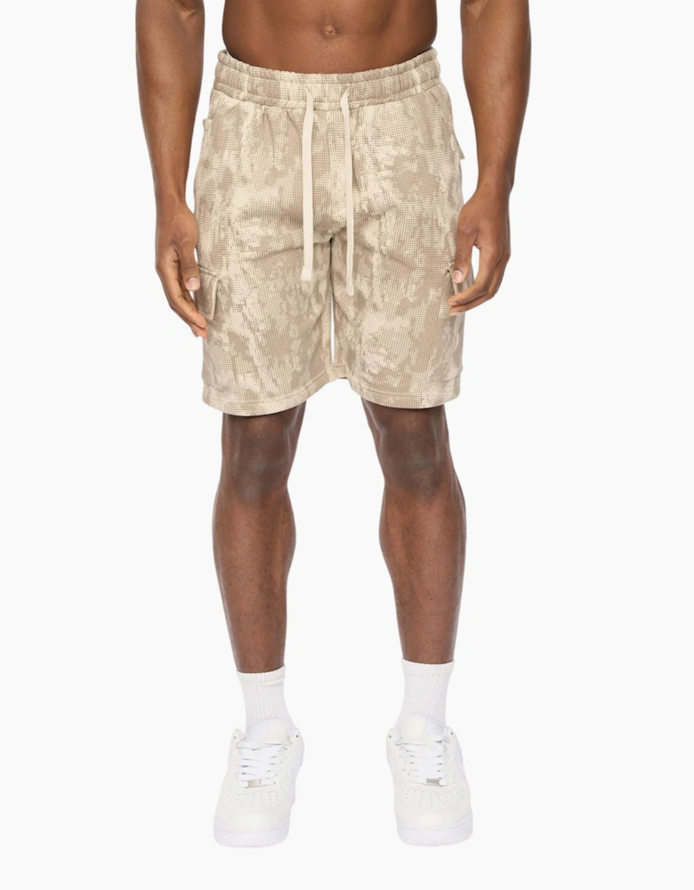 Crosshatch Mens Bardon Camo Cargo Shorts