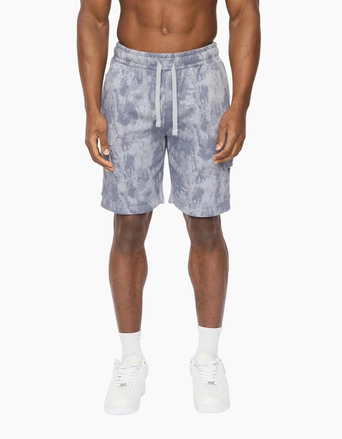 Crosshatch Mens Bardon Camo Cargo Shorts, 4 of 3