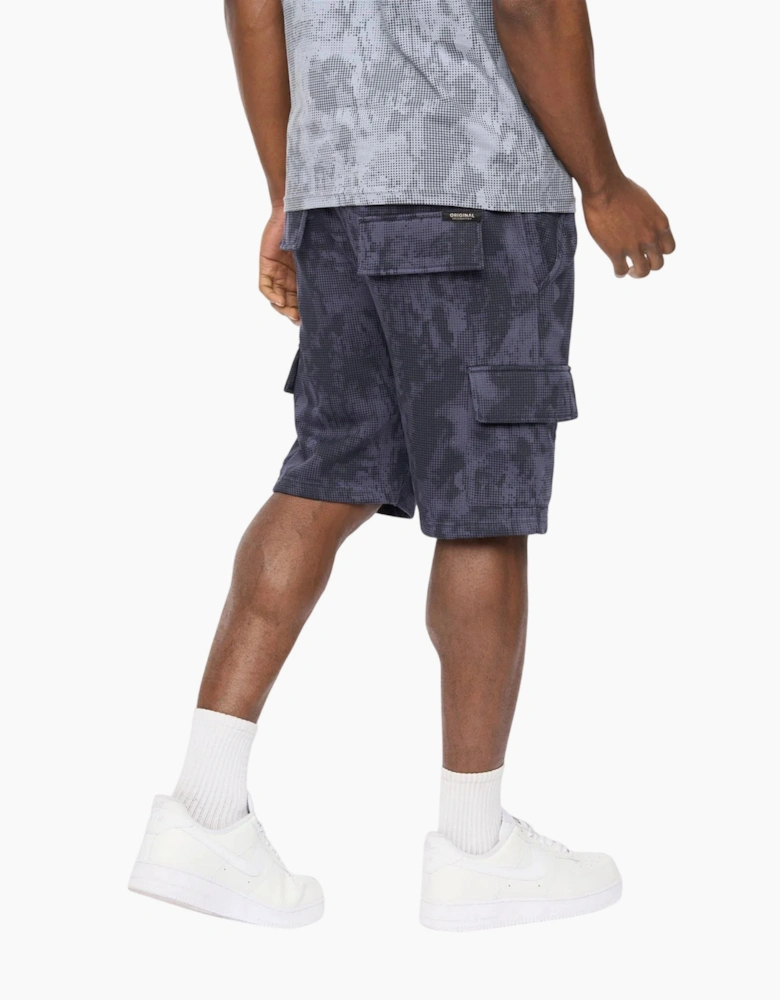 Crosshatch Mens Bardon Camo Cargo Shorts