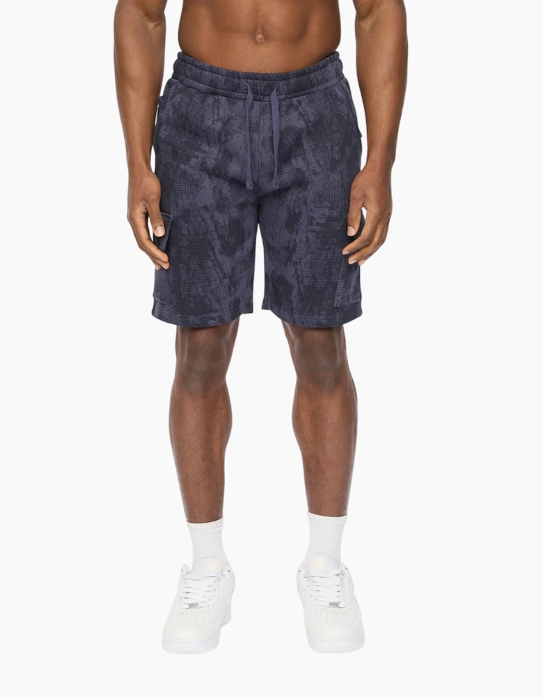 Crosshatch Mens Bardon Camo Cargo Shorts