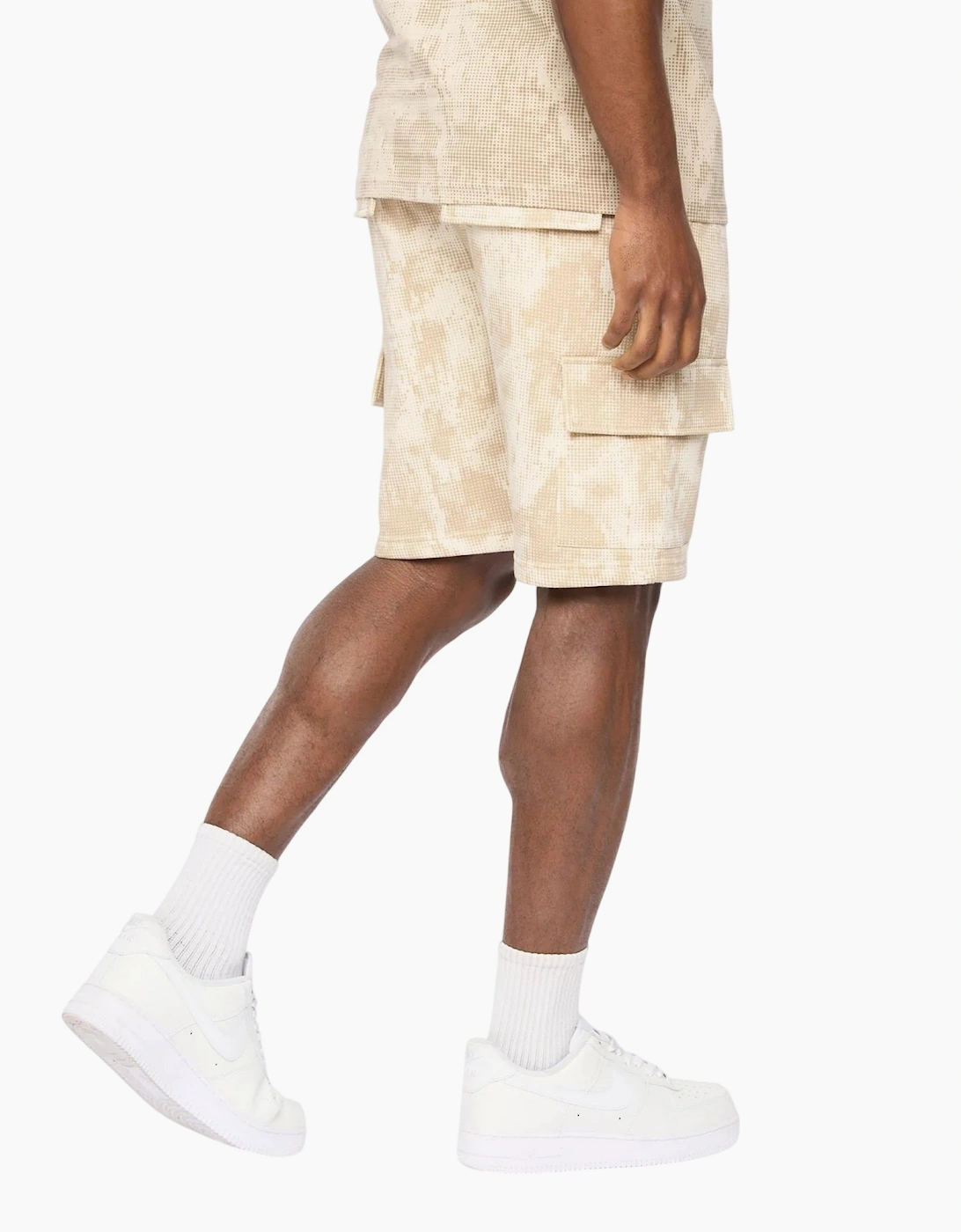 Crosshatch Mens Bardon Camo Cargo Shorts