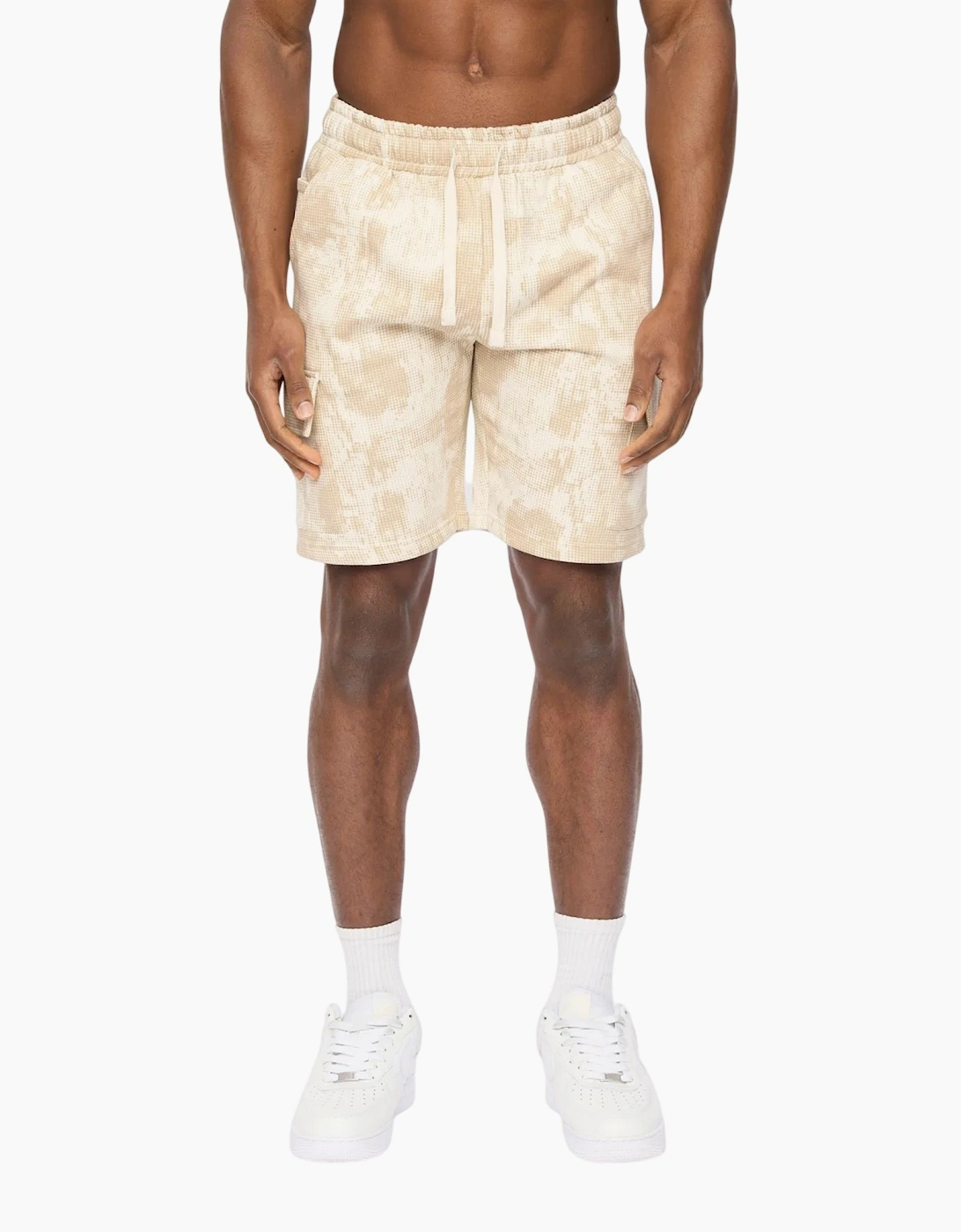 Crosshatch Mens Bardon Camo Cargo Shorts, 4 of 3