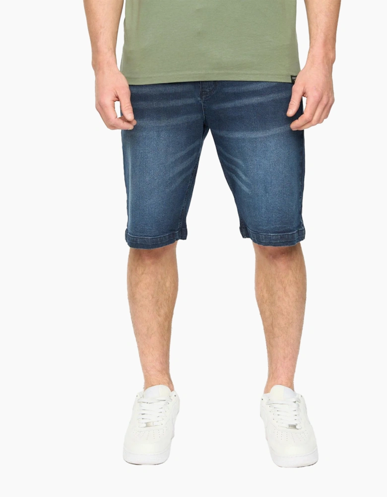 Crosshatch Mens Kamaline Denim Shorts