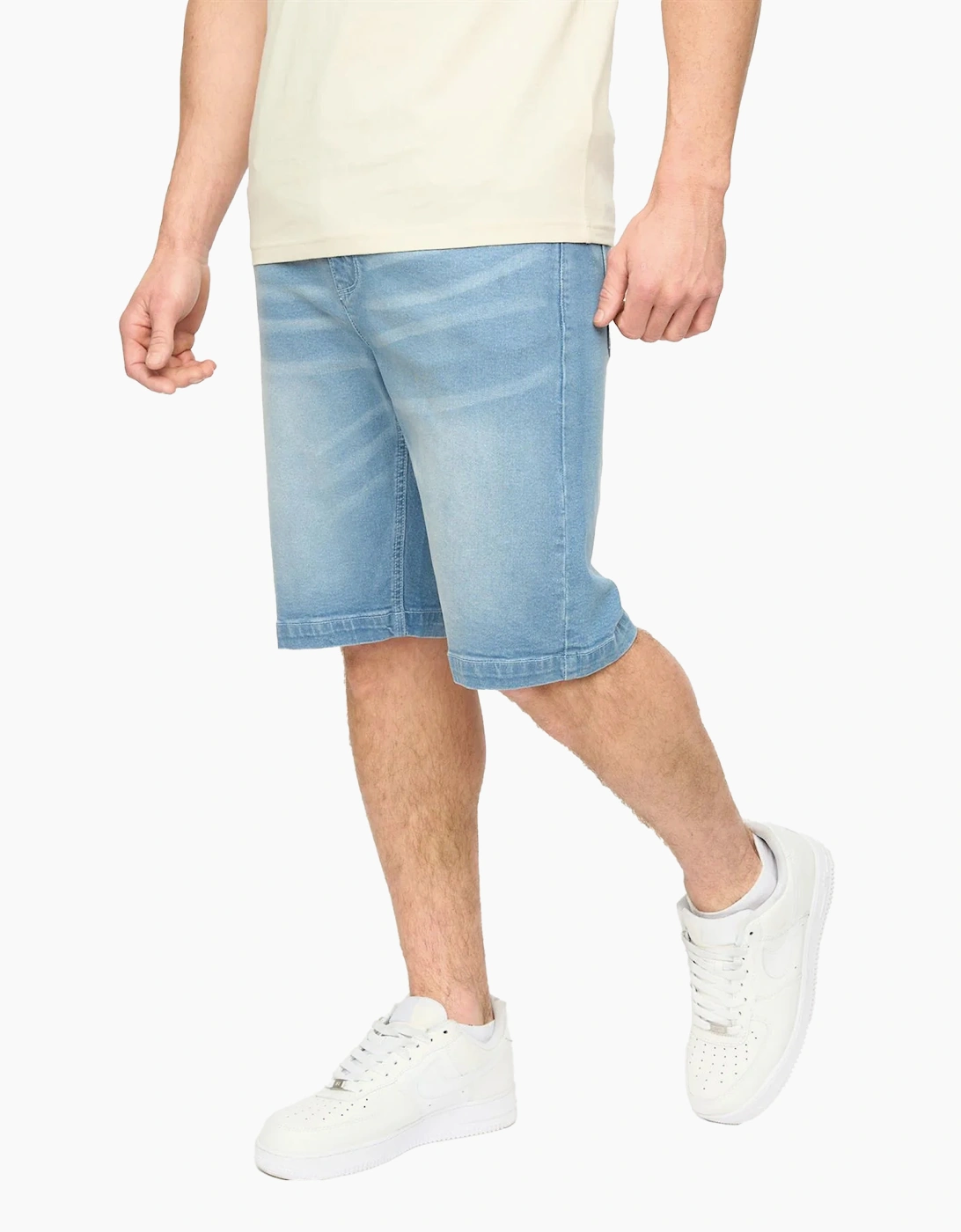 Crosshatch Mens Kamaline Denim Shorts