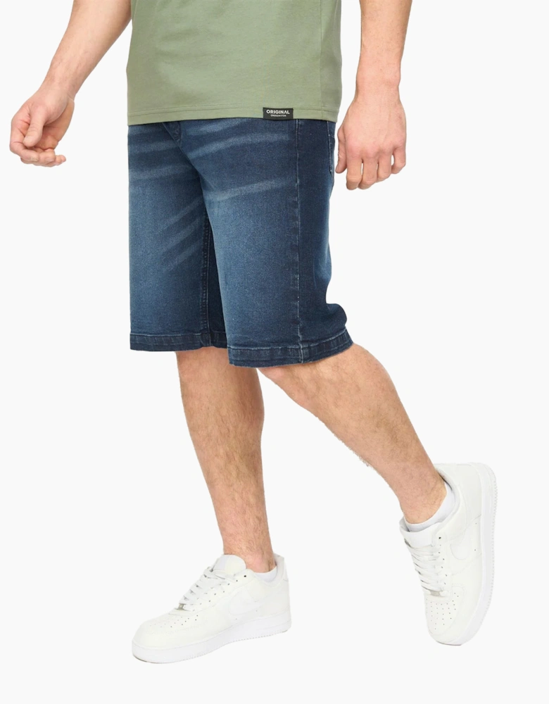 Crosshatch Mens Kamaline Denim Shorts