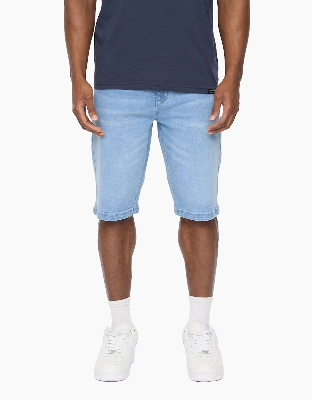 Crosshatch Mens Hammersmith Denim Shorts, 5 of 4