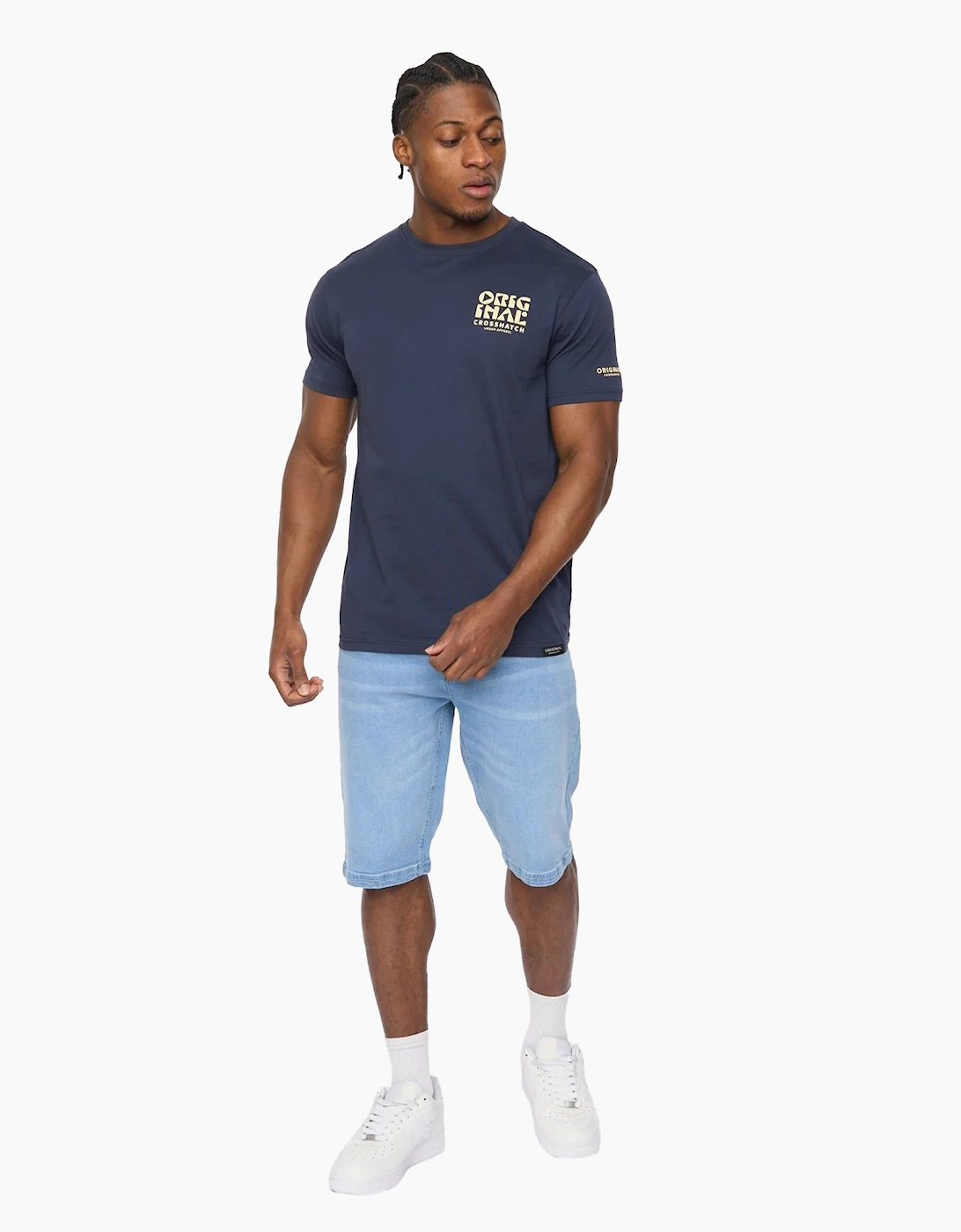 Crosshatch Mens Hammersmith Denim Shorts