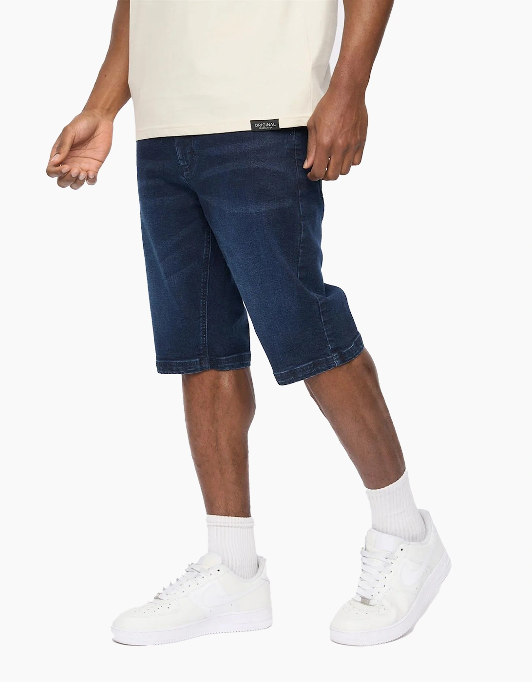 Crosshatch Mens Hammersmith Denim Shorts
