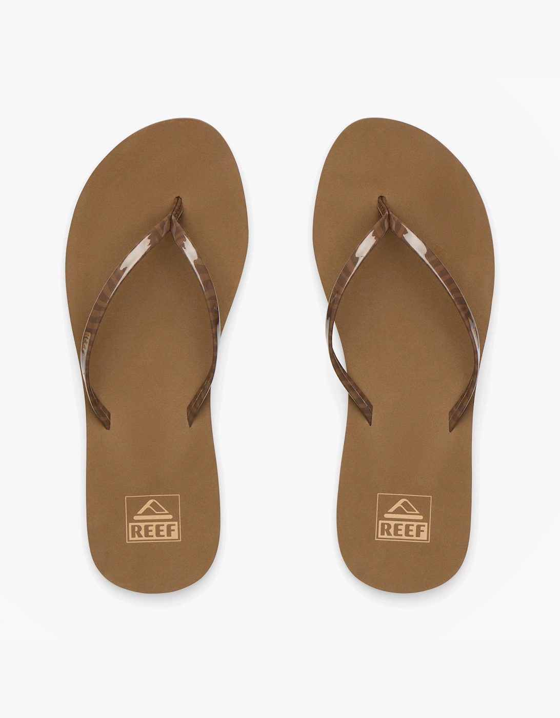 Reef BLISS NIGHTS Womens Toe-Post Sandals Chocolate Stripe