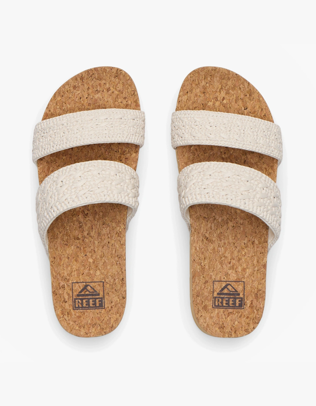 Reef CUSHION VISTA Womens Cross Strap Sandals Vintage Tan Textile