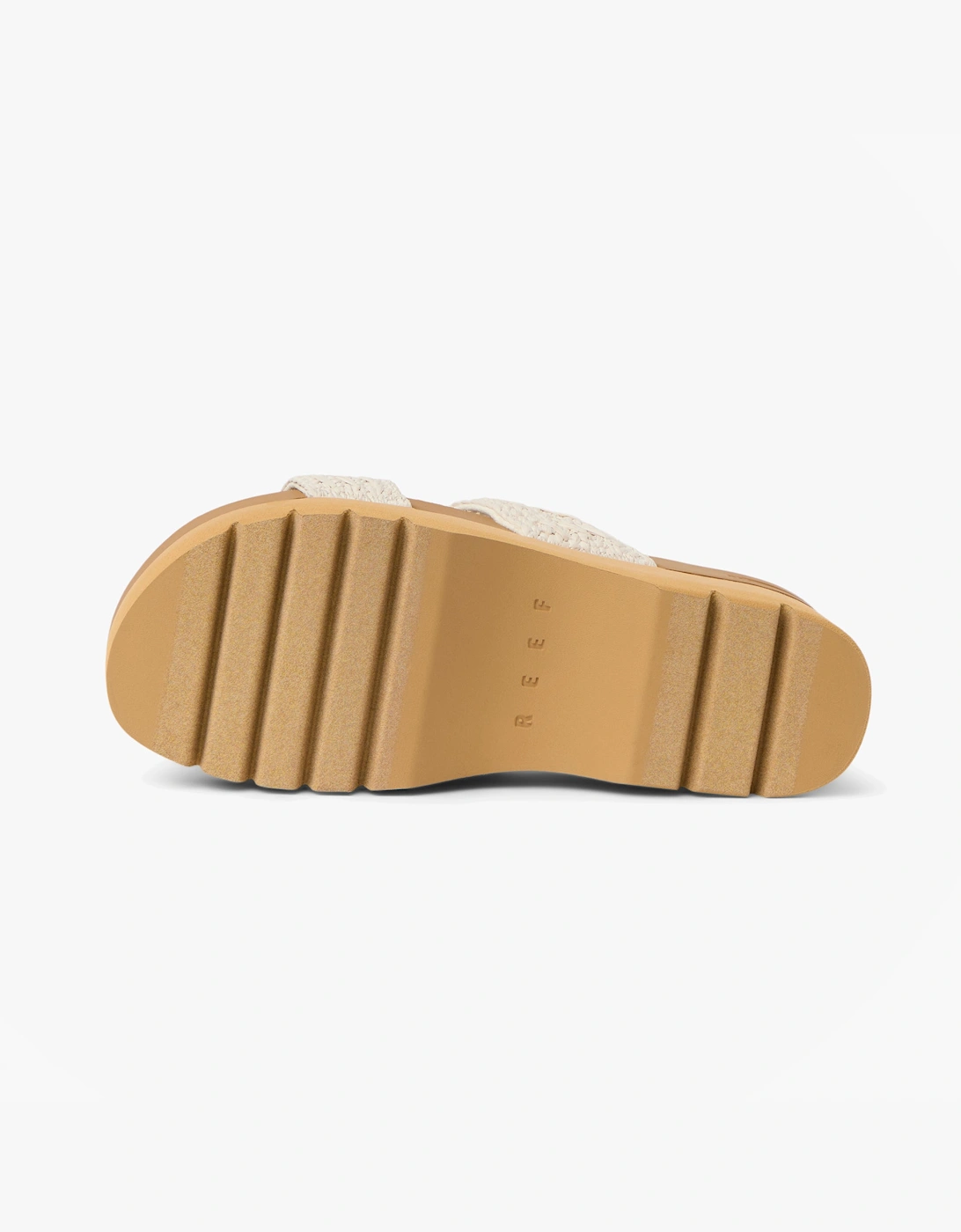Reef CUSHION VISTA Womens Cross Strap Sandals Vintage Tan Textile