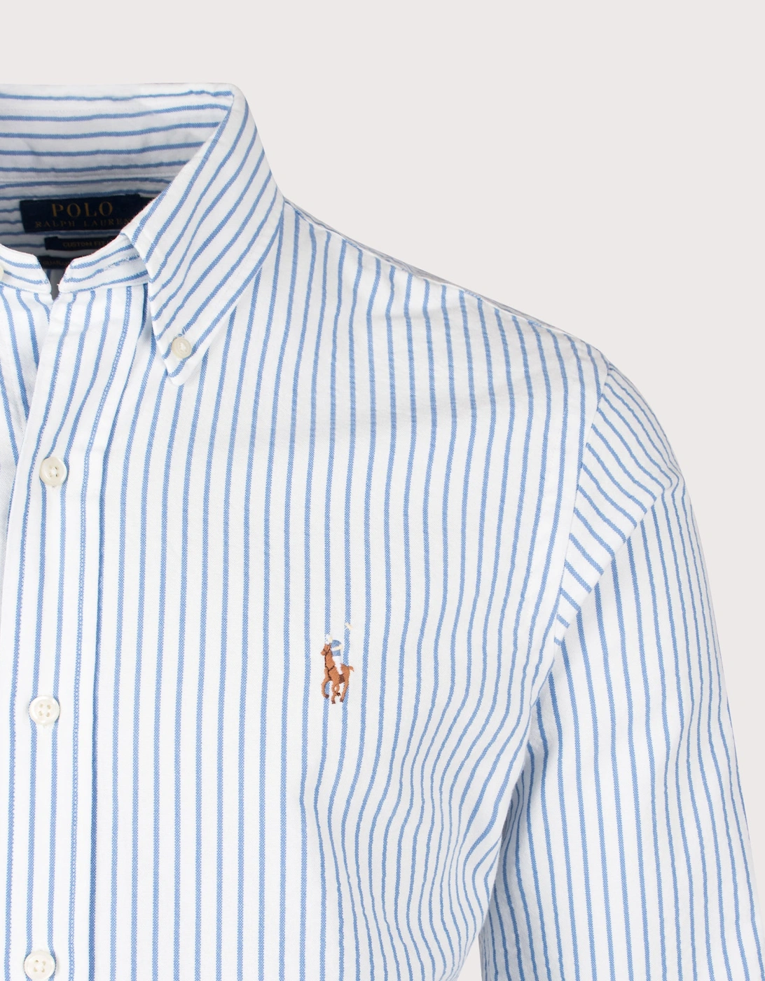 Custom Fit Seersucker Oxford Shirt