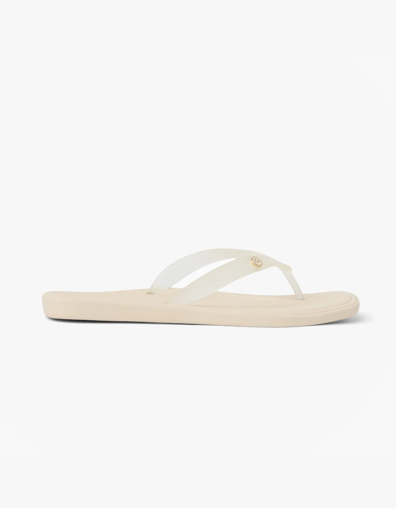 Reef SOLAYE Womens Toe-Post Sandals Clear