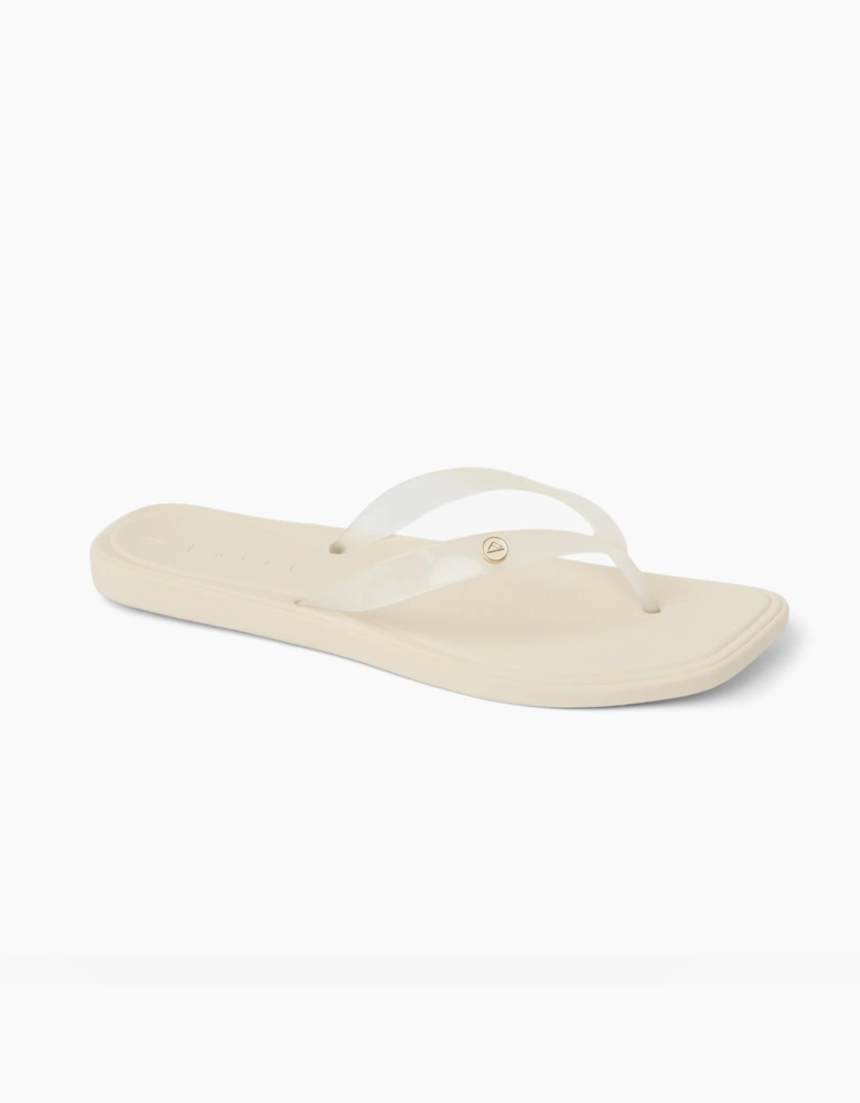 Reef SOLAYE Womens Toe-Post Sandals Clear