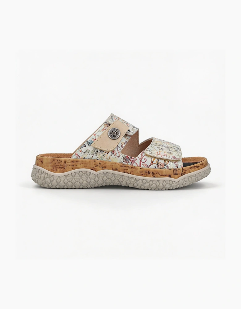 Rieker V0300 Womens Cross Strap Sandals Multi