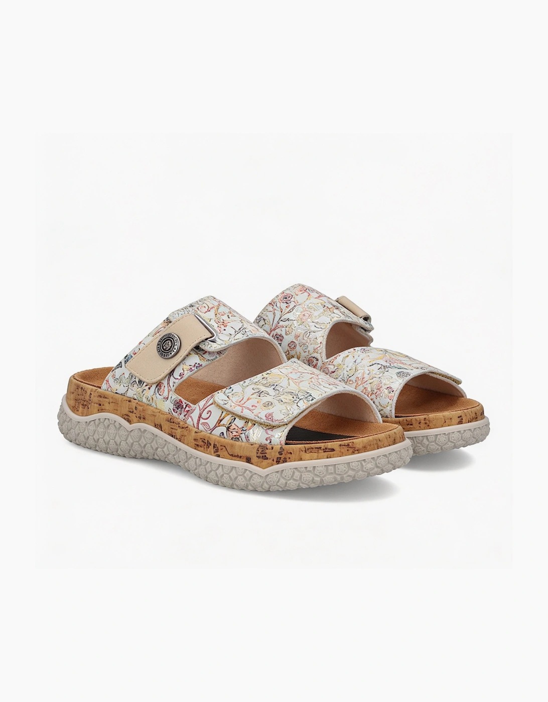 Rieker V0300 Womens Cross Strap Sandals Multi
