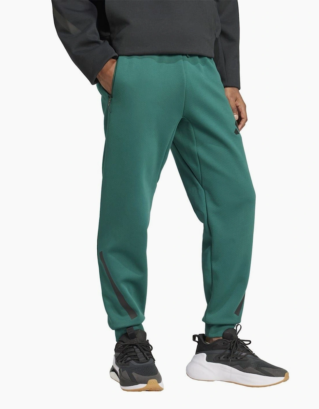 Z.N.E. Solid Patterned Slim Joggers