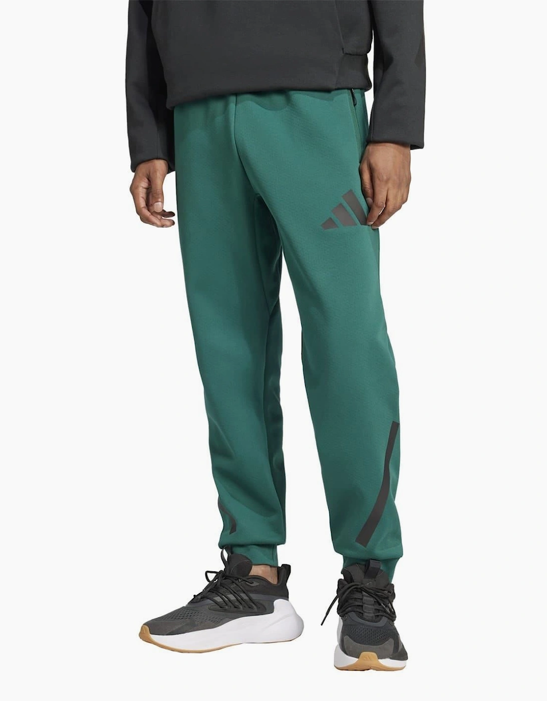 Z.N.E. Solid Patterned Slim Joggers