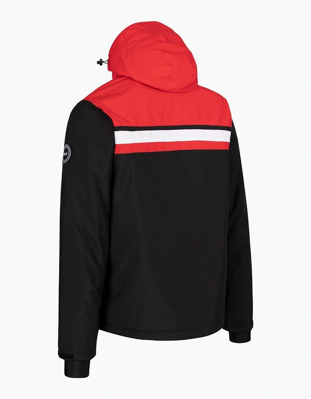 Vaughn Hooded Ski Jacket with Ribbed Cuff