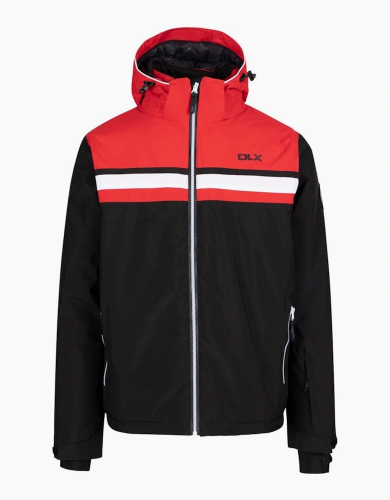 Vaughn Hooded Ski Jacket with Ribbed Cuff
