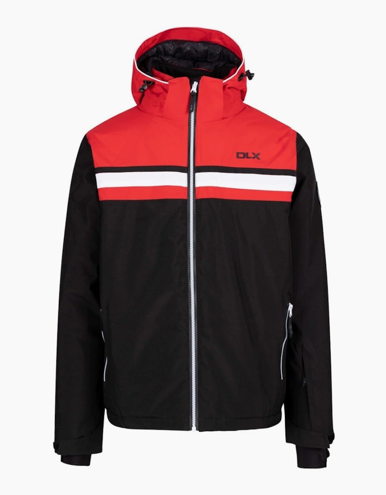 Vaughn Hooded Ski Jacket with Ribbed Cuff