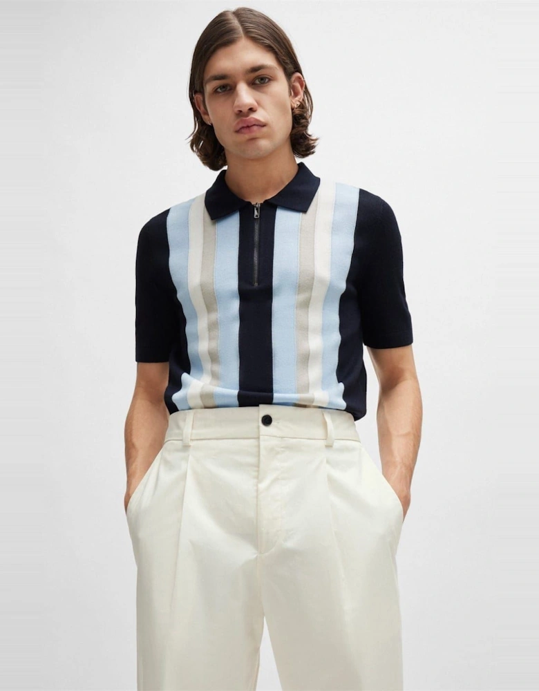 Felix242 Solid Patterned Straight Chinos