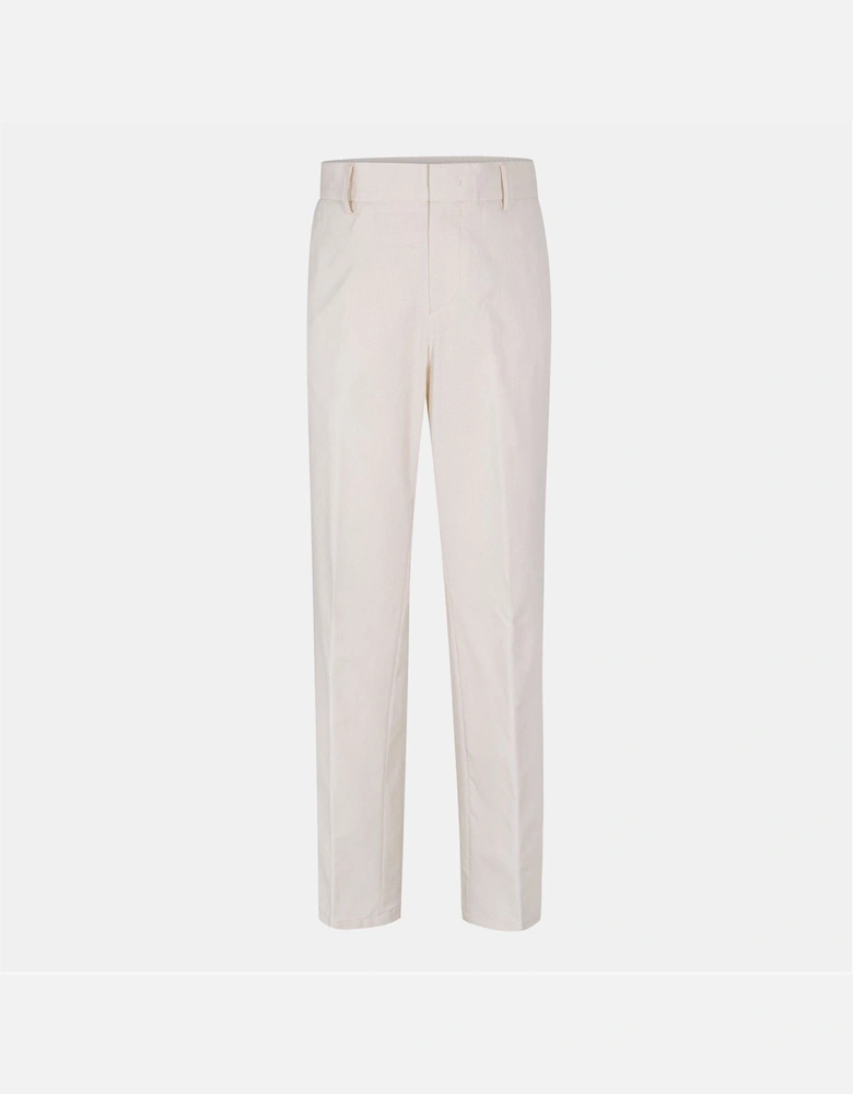 Genius Solid Patterned Straight Chinos