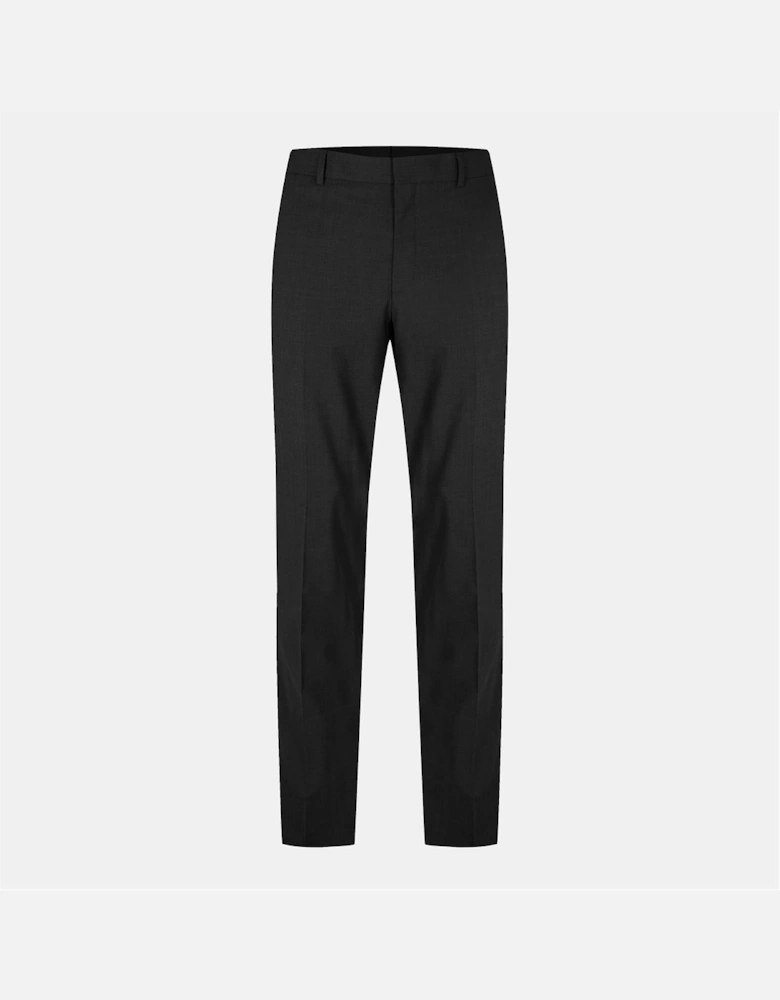 Solid Patterned Straight Chinos