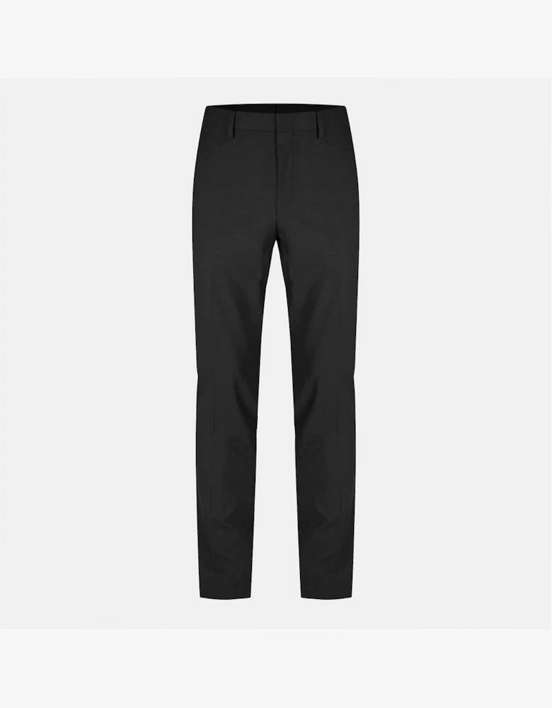 Solid Patterned Straight Chinos