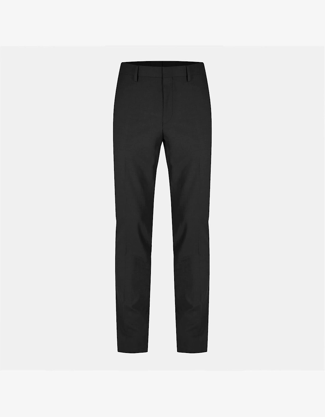 Solid Patterned Straight Chinos