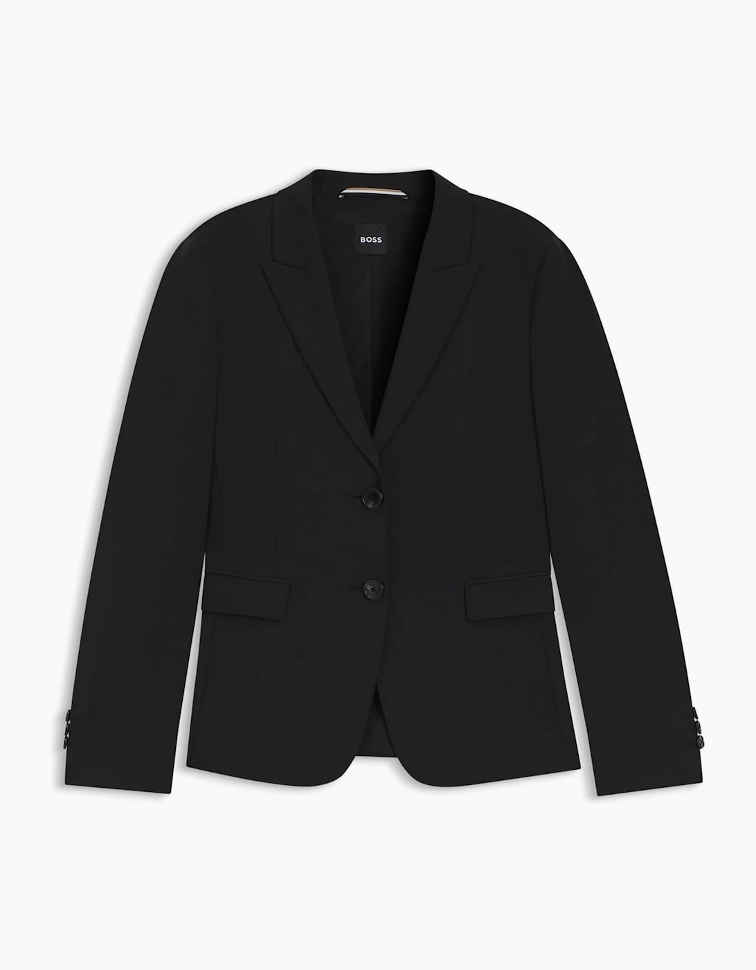 Solid Patterned Lapel Collared Blazer, 7 of 6