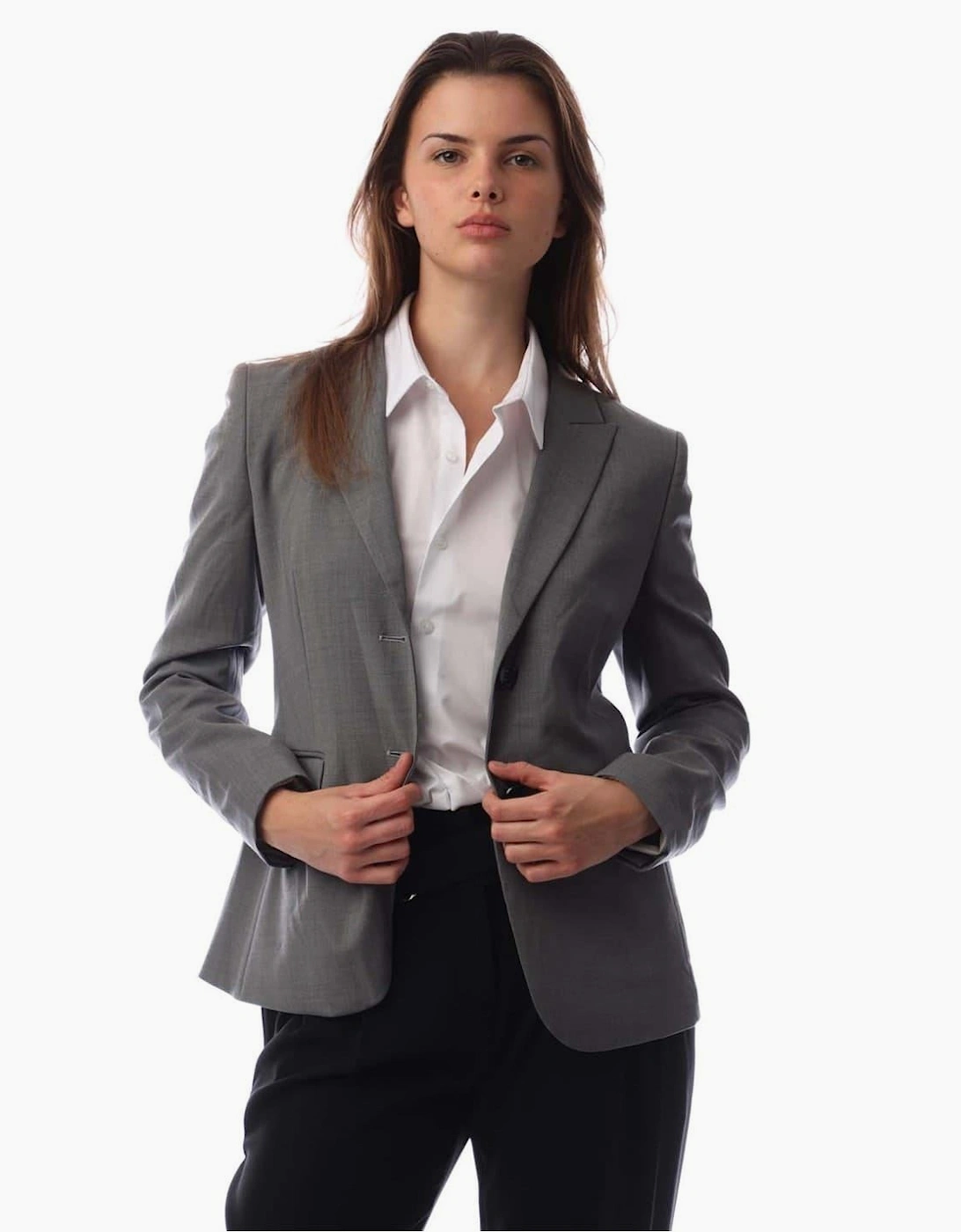 Solid Patterned Lapel Collared Blazer, 5 of 4