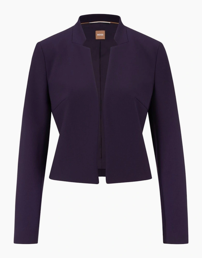 Jevoka Solid Patterned Blazer