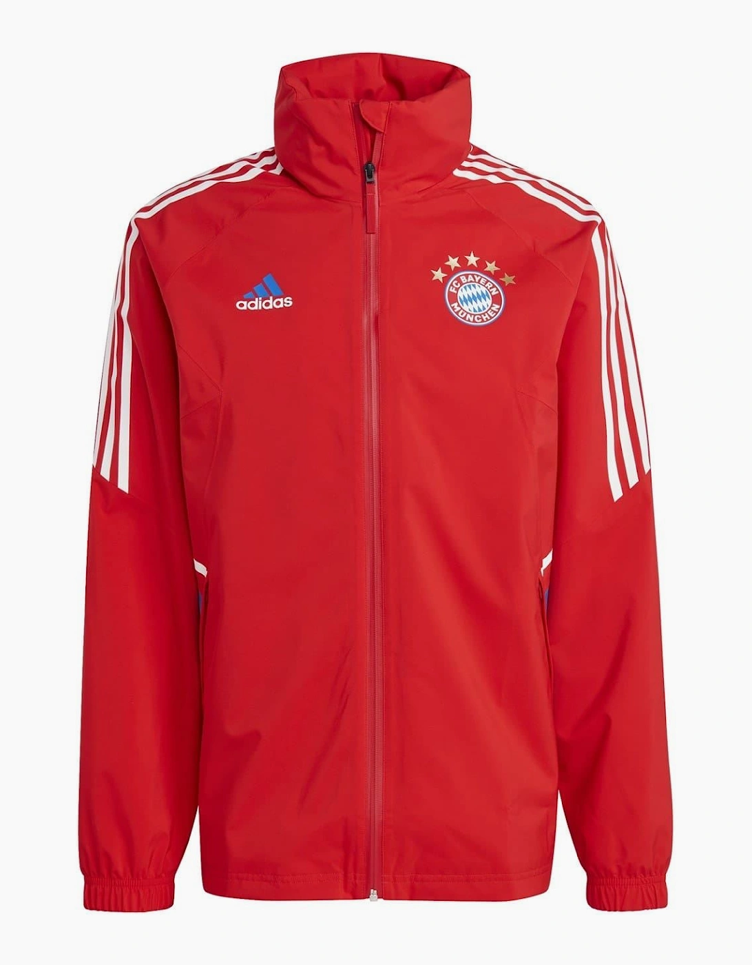FC Barcelona Full Zipper Rain Jacket with Side Stripes, 7 of 6
