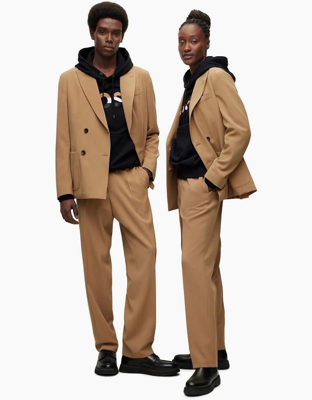Kris 224 Solid Patterned Straight Trousers