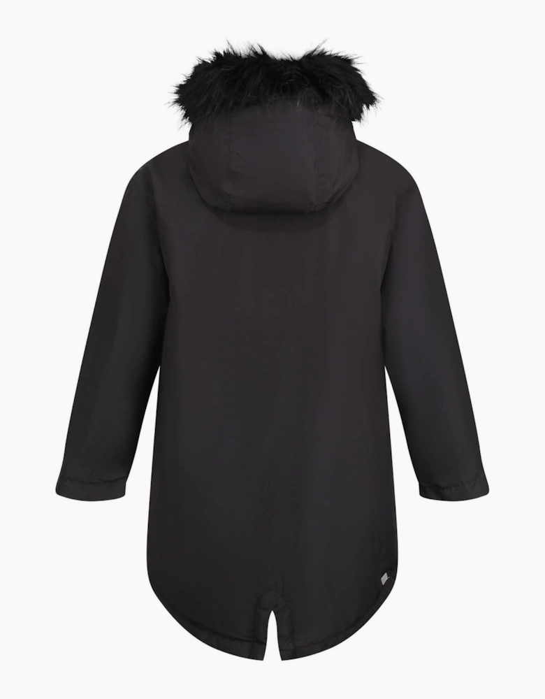 Adelyn Fur Trim Hooded Parka Jacket