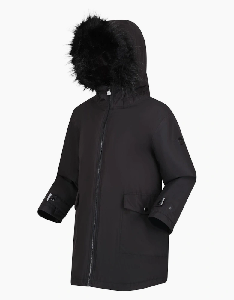 Adelyn Fur Trim Hooded Parka Jacket