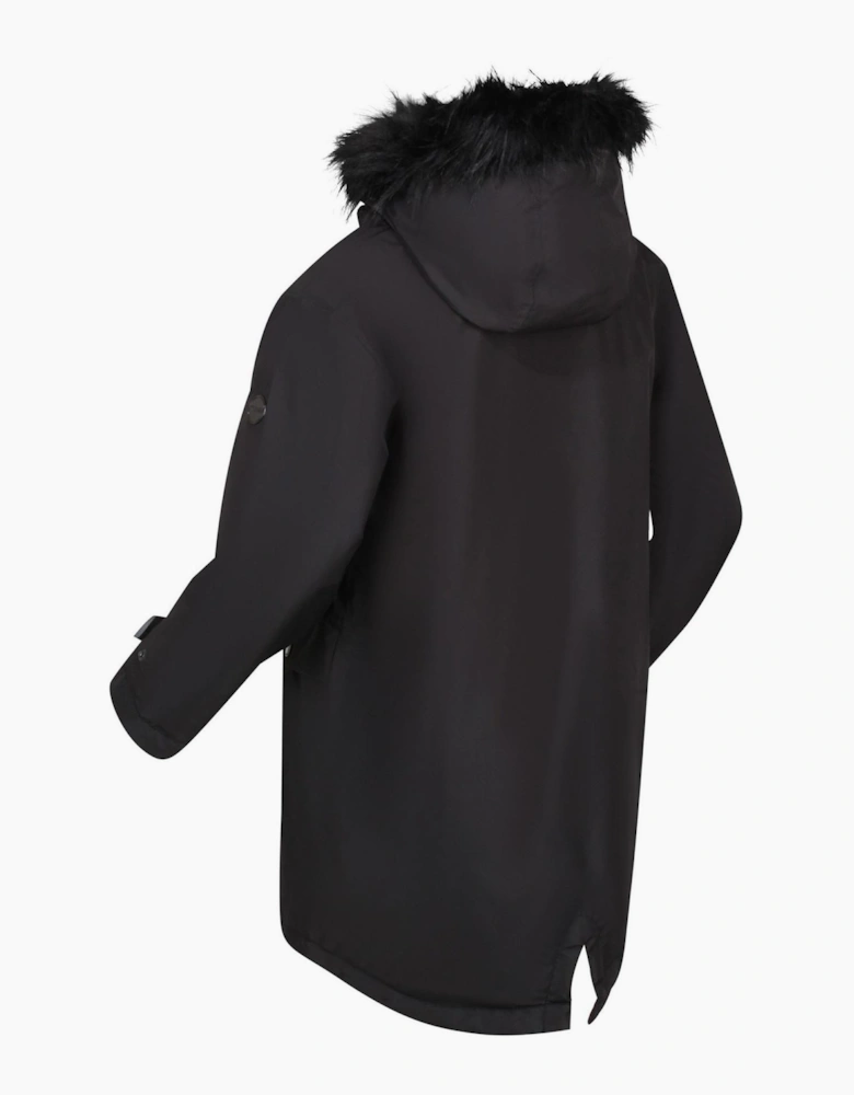 Adelyn Fur Trim Hooded Parka Jacket