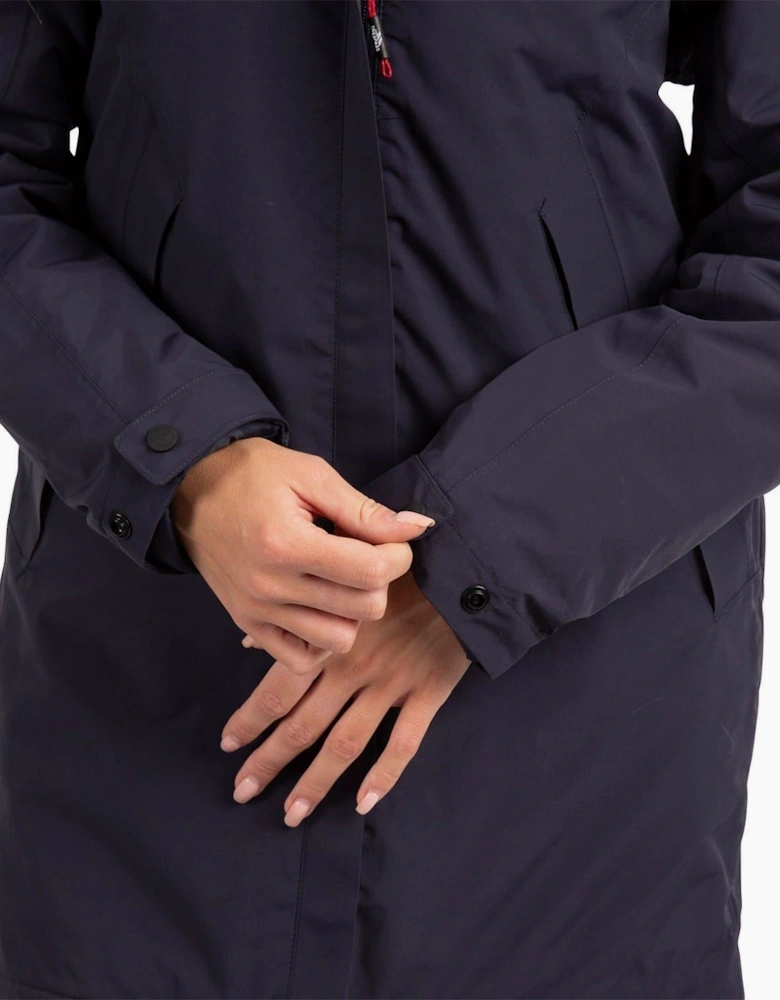 Solid Patterned Hooded Rain Jacket